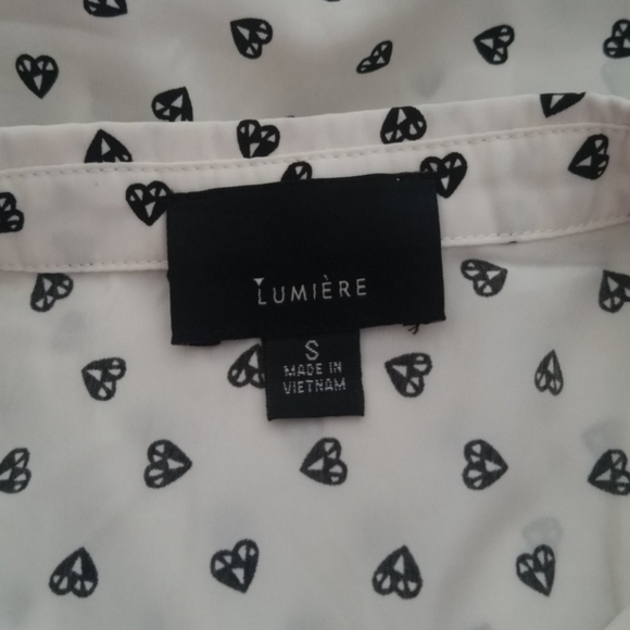 Lumiere women S blouse short sleeve w/pockets - Picture 6 of 6